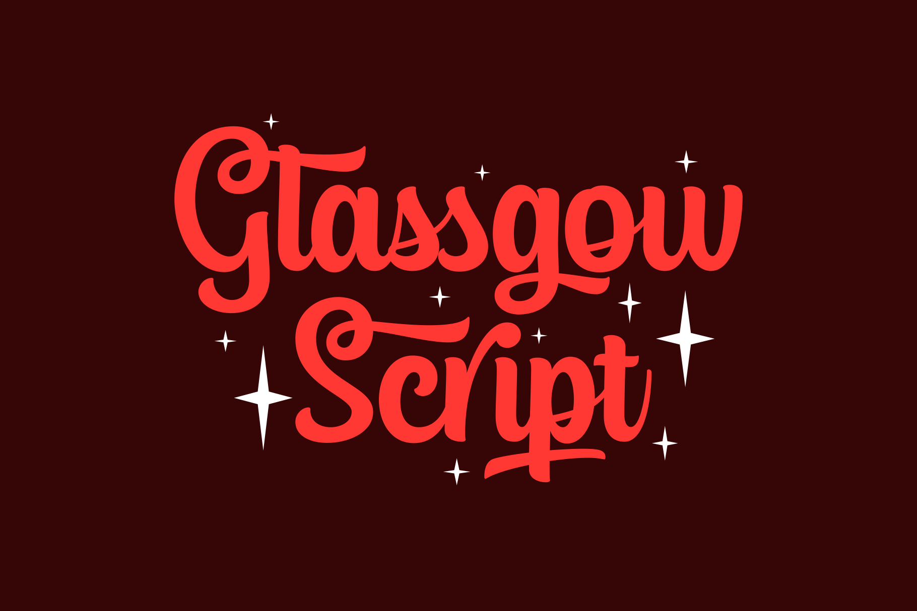 Glassgow Script Free Font
