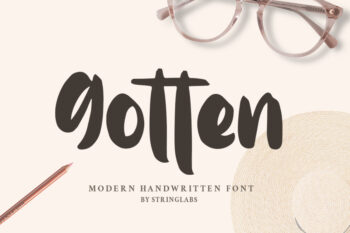 Gotten Free Font Free Font