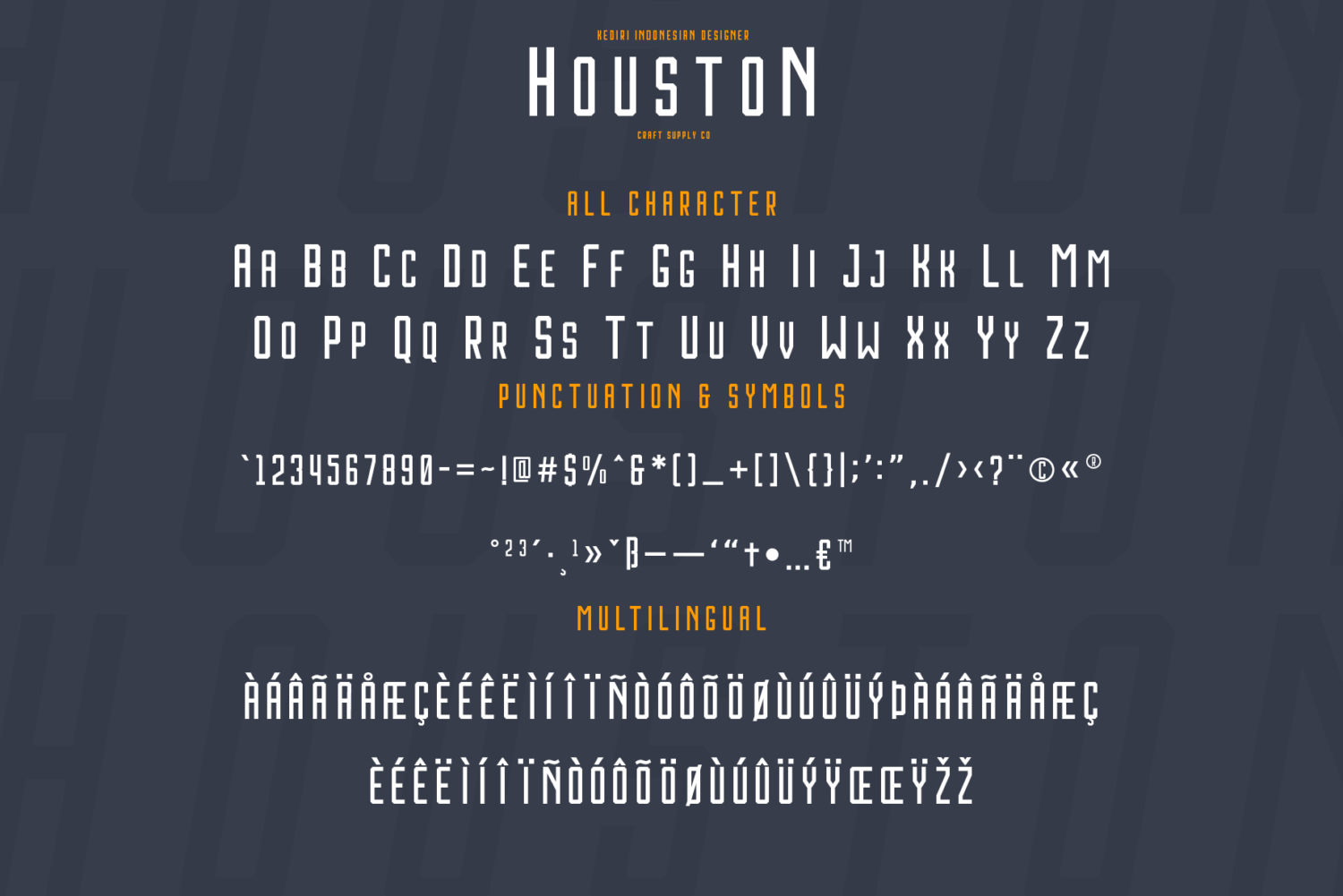 Houston Free Font Family