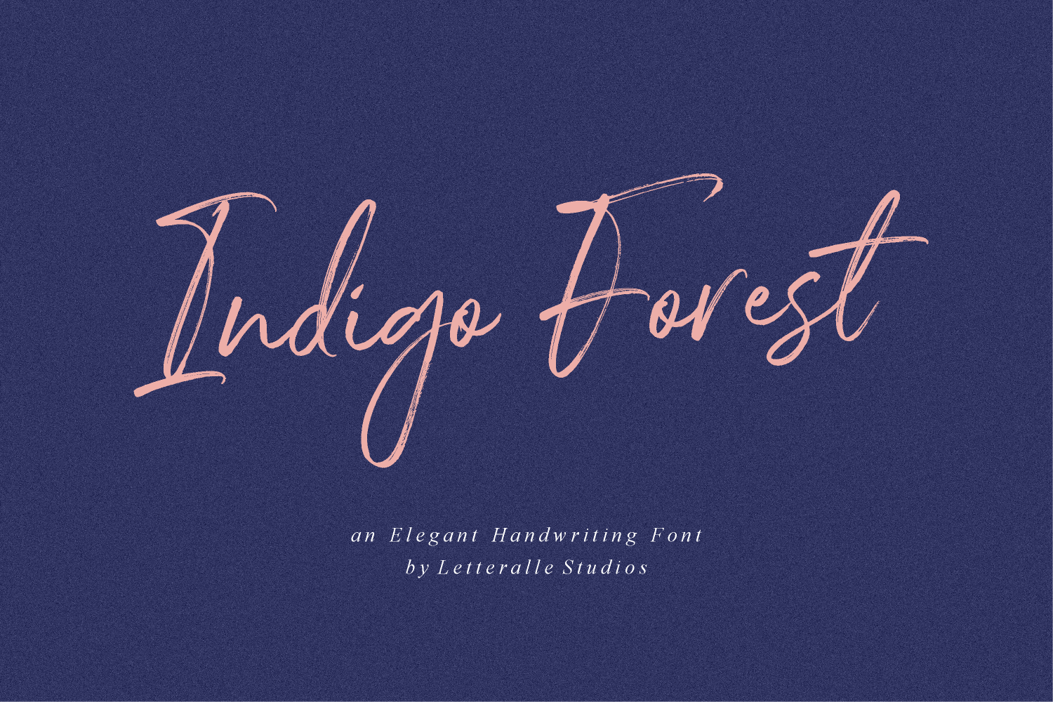 Indigo Forest Free Font