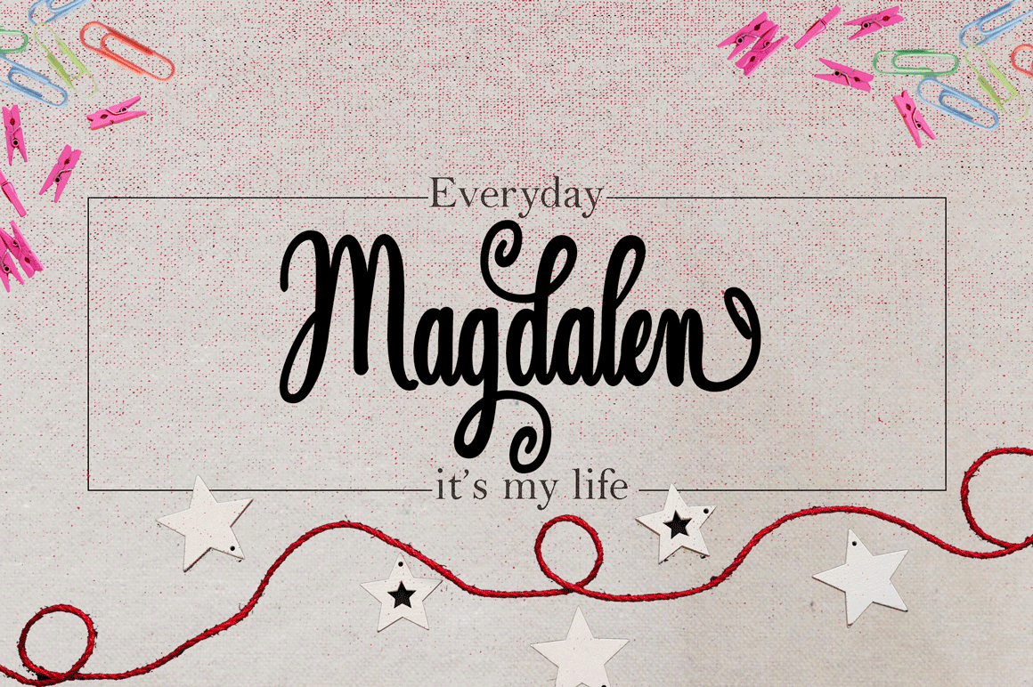 Magdalen Free Font