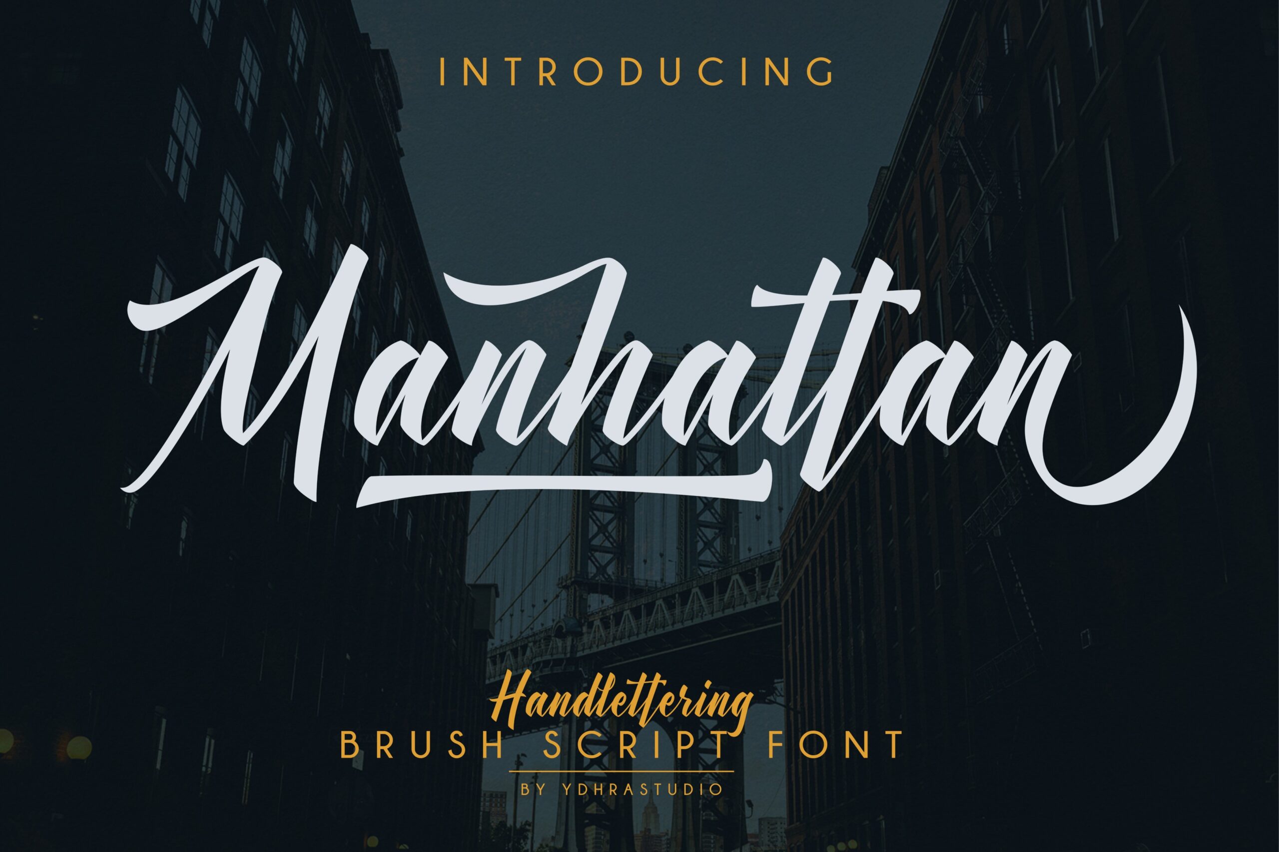 Manhattan Brush Free Font