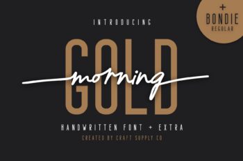 Morning Gold Free Font