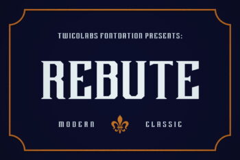 Rebute Free Font