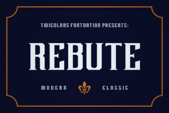 Rebute Free Font