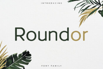 Roundor Free Font Family
