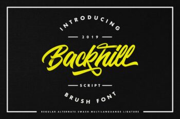 Backhill Free Font