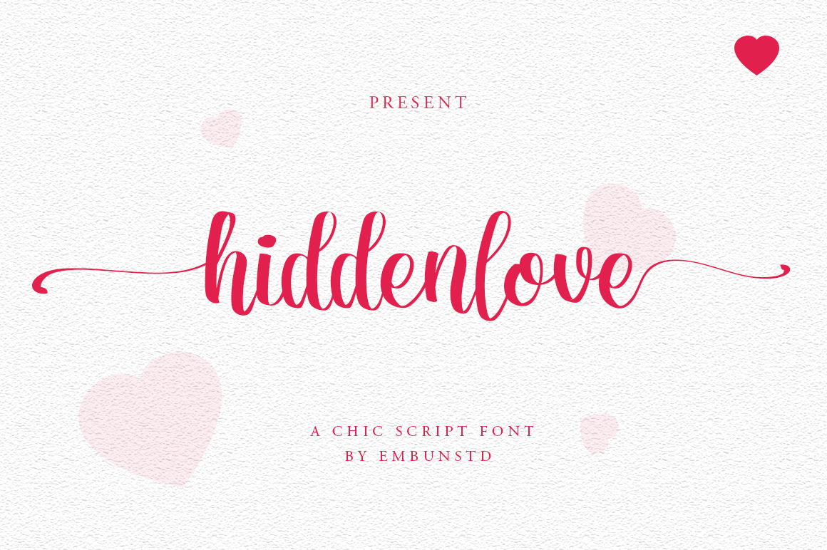 Hiddenlove Free Font