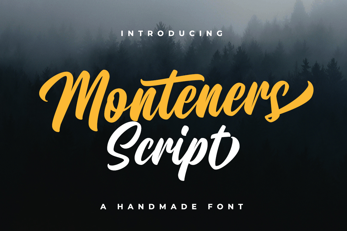 Monteners Script Free Font