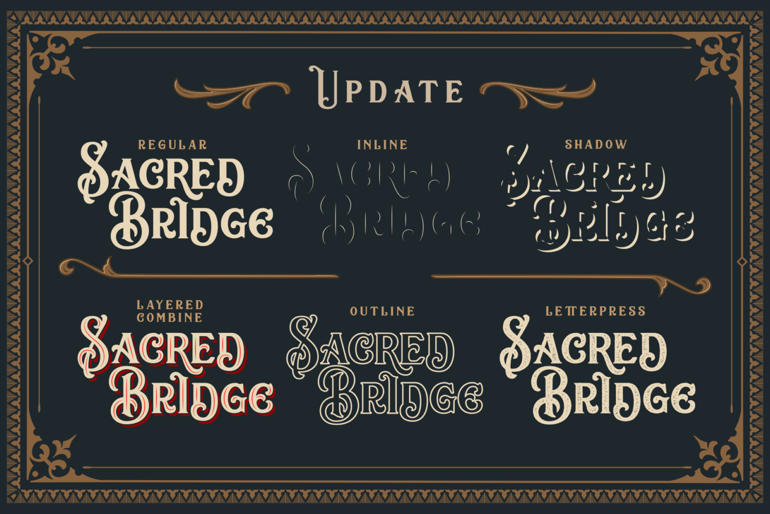 Sacred Bridge Free Font