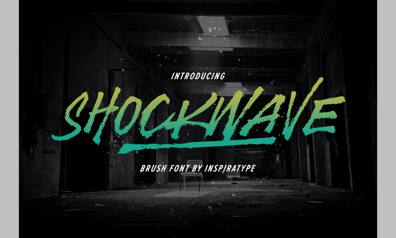 Shockwave Free Font