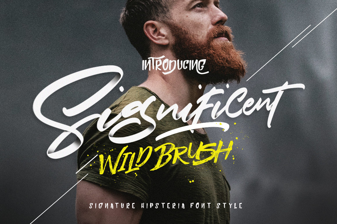 Significent Wild Brush Free Font