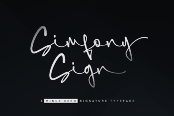 SimfonySign Free Font