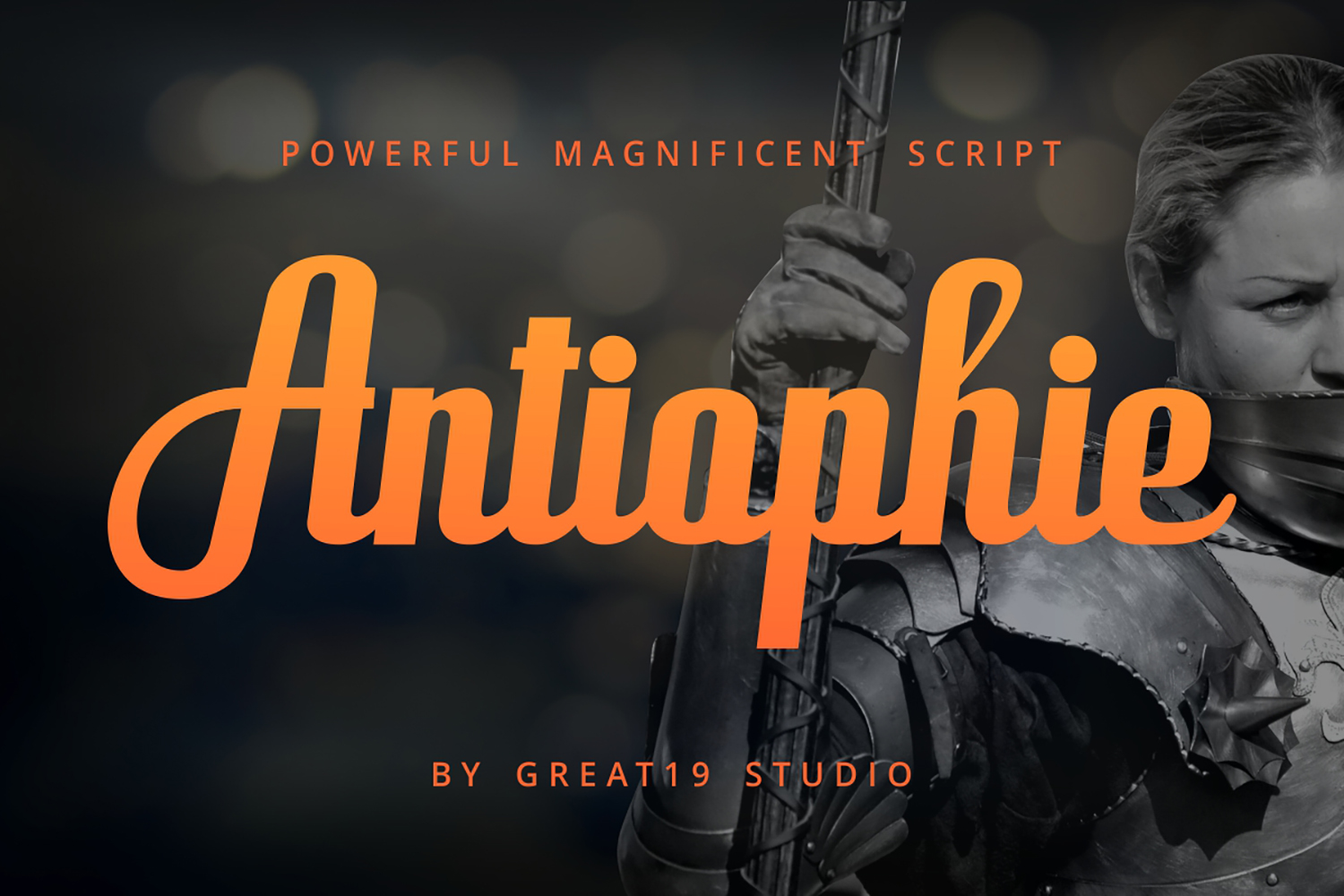 Antiophie Free Font