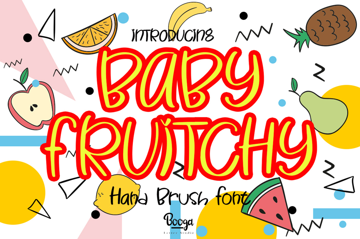 Baby Fruitchy Free Font