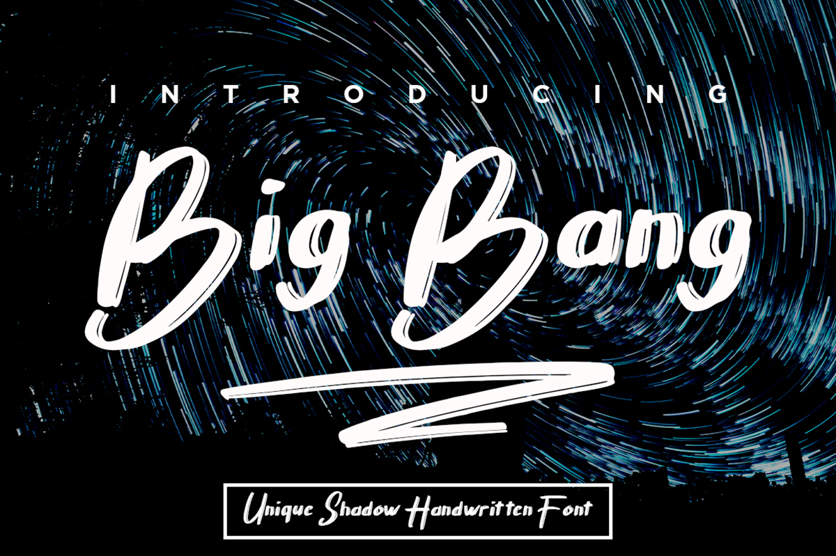 Big Bang Free Font