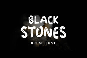 Black Stones Free Font