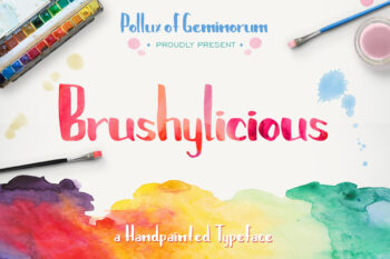 Brushylicious Free Font