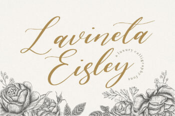 Lavineta Eisley Luxury Calligraphy Free Font