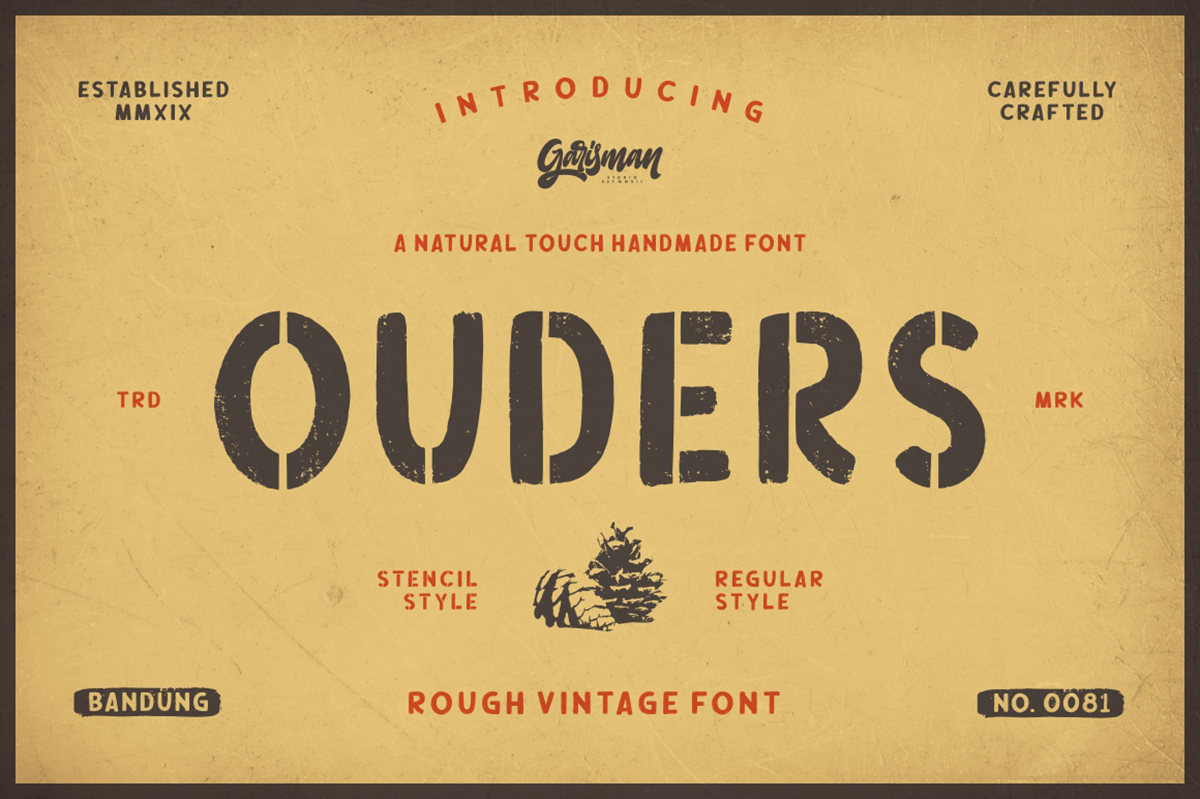 Ouders Free Font