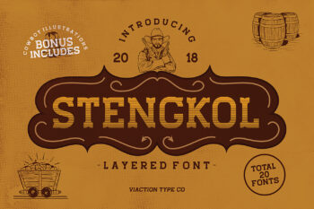 Stengkol Free Font