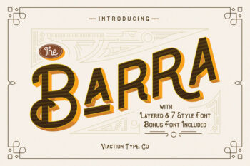 The Barra Free Font