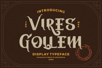 Vires Gollem Free Font