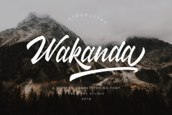 Wakanda Script Free Font