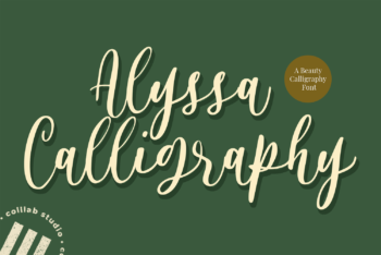 Alyssa Calligraphy Free Font