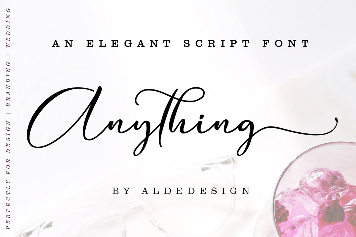 Anything Script Free Font