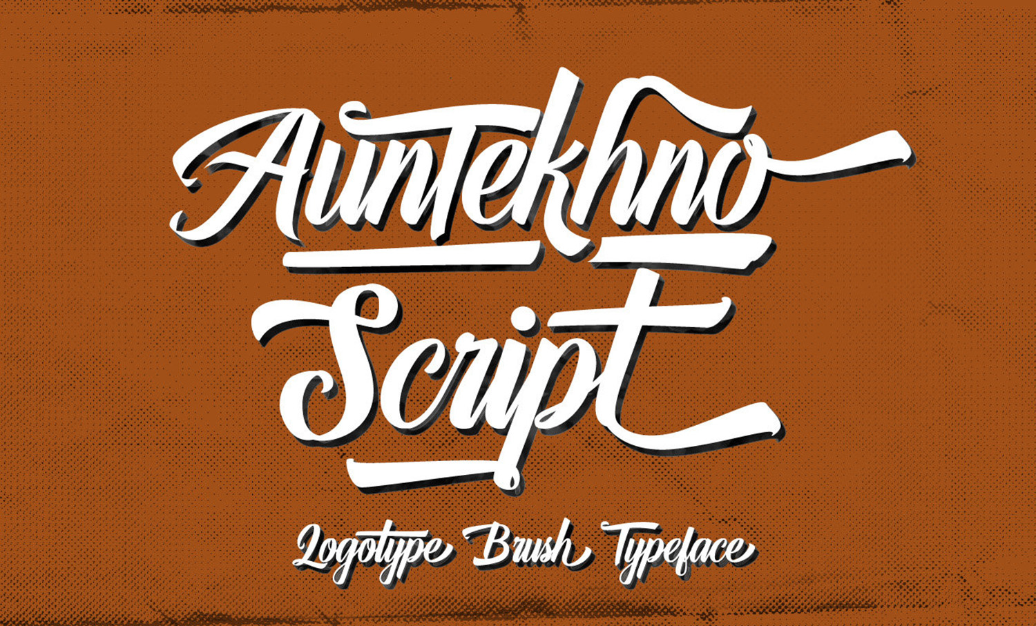 Auntekhno Script Free Font