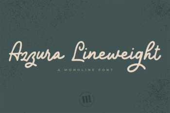 Azzura Lineweight Free Font
