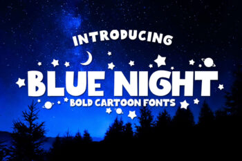 Blue Night Free Font