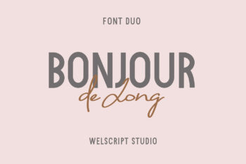 Bonjour de Jong Free Font