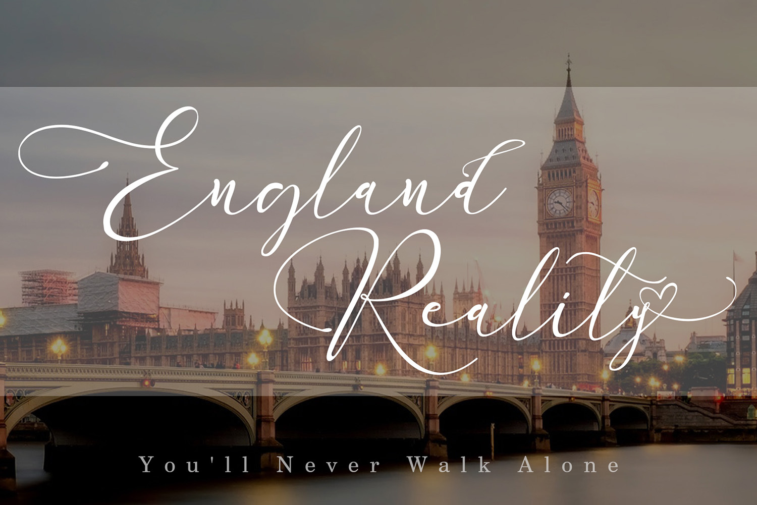 England Reality Free Font