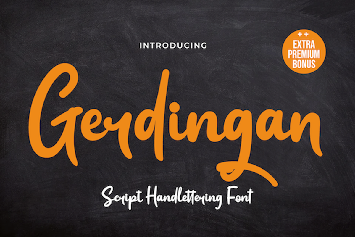 Gerdingan Free Font