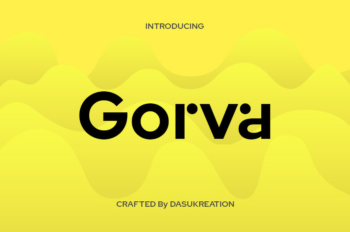 Gorva Free Font