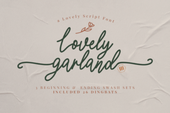 Lovely Garland Free Font