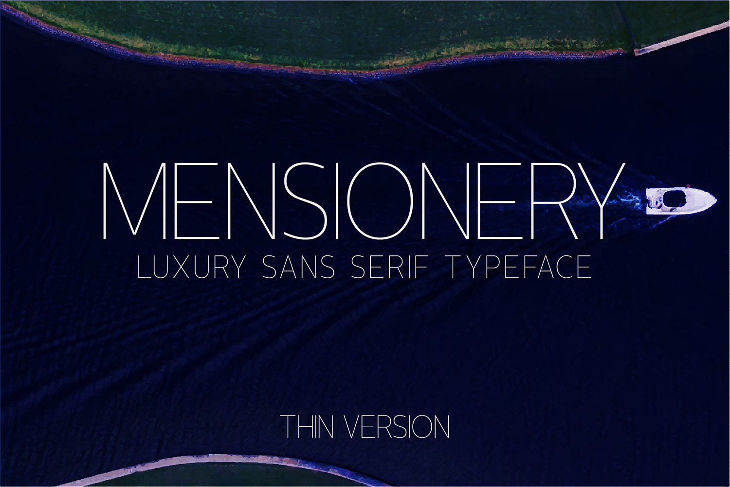 Mensionery Thin Free Font