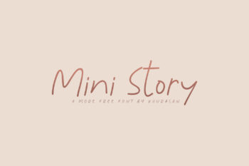 Mini Story Free Font