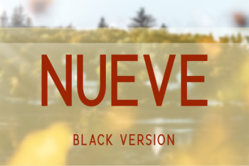 Nueve Free Font