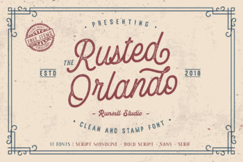 Rusted Orlando Free Font