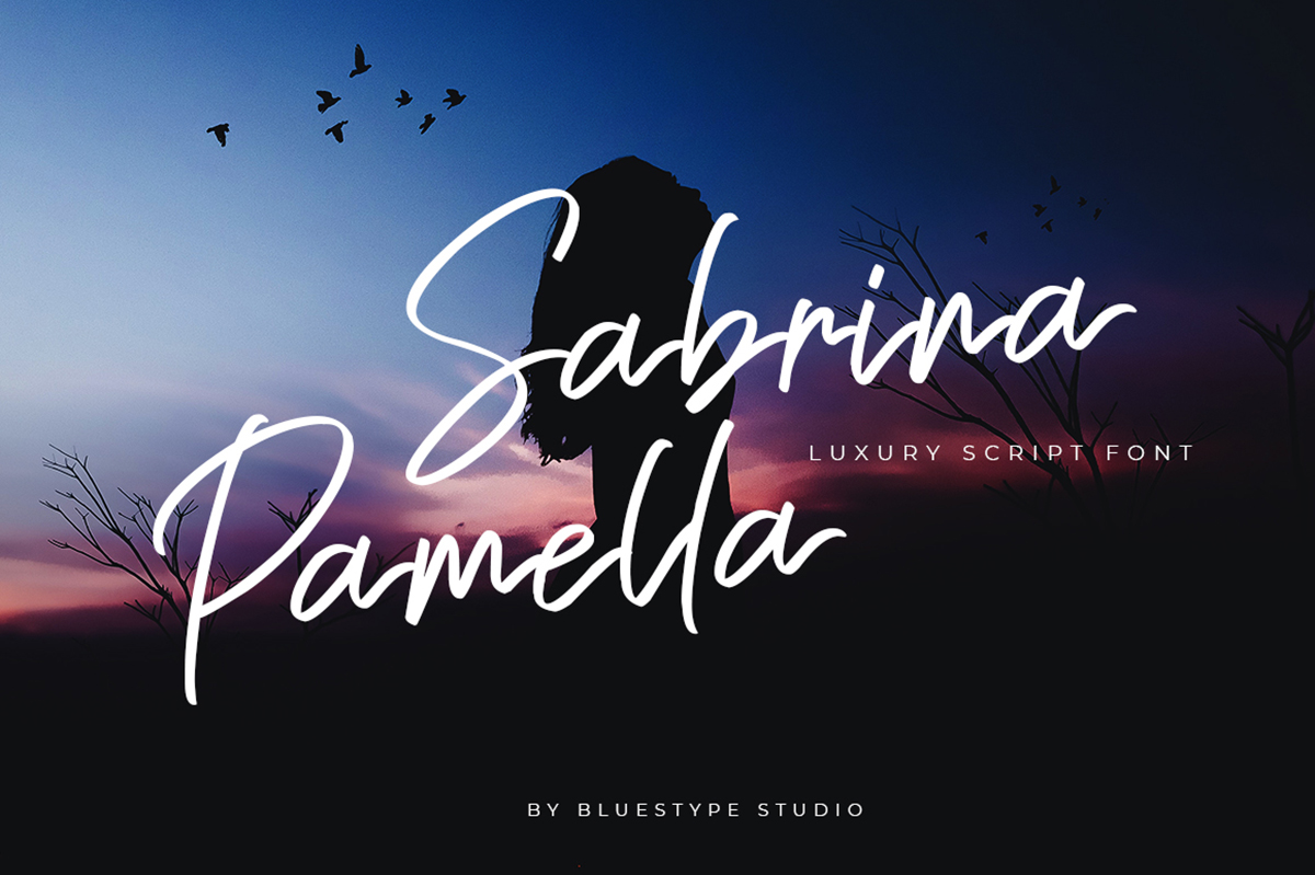 Sabrina Pamella Free Font