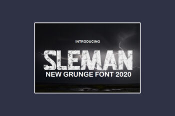 Sleman Free Font
