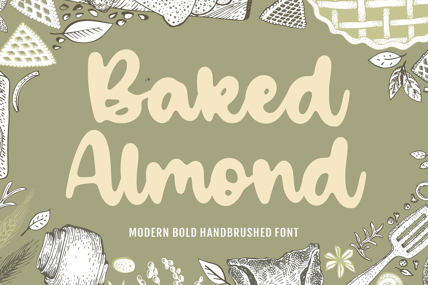 Baked Almond Free Font