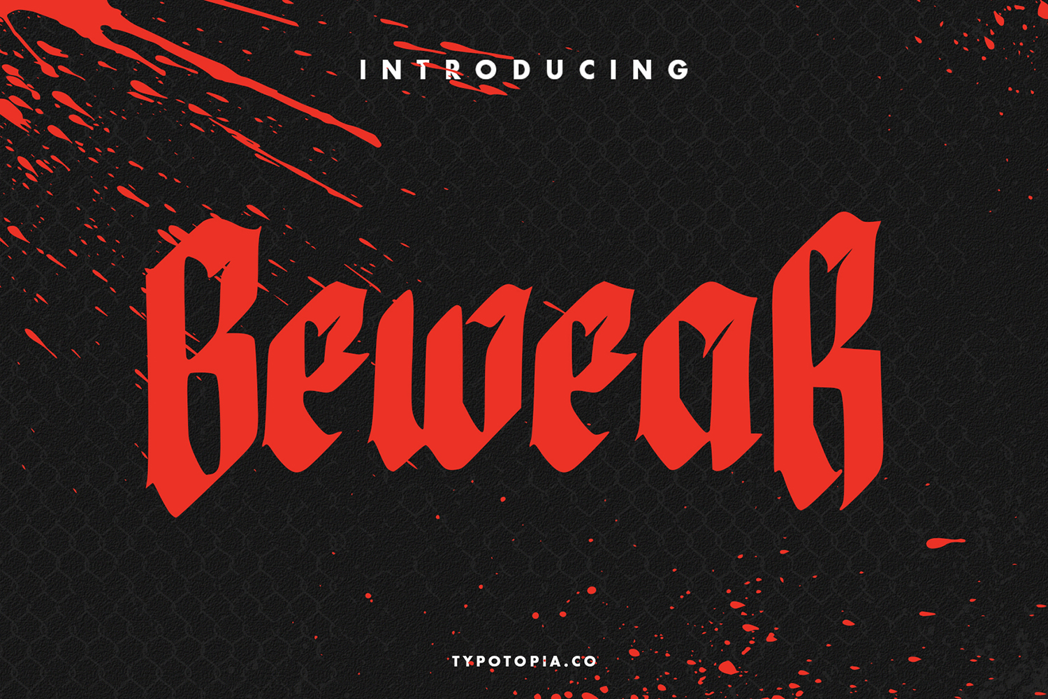 Bewear Creepy Free Font