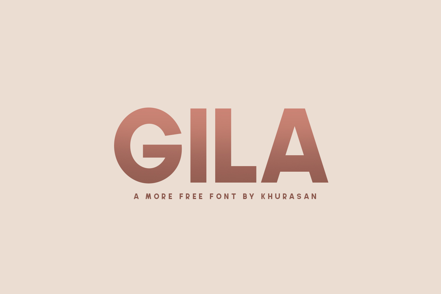 Gila Free Font