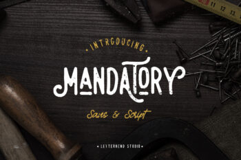 Mandatory Free Font