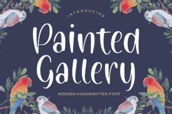 Painted Gallery Free Font