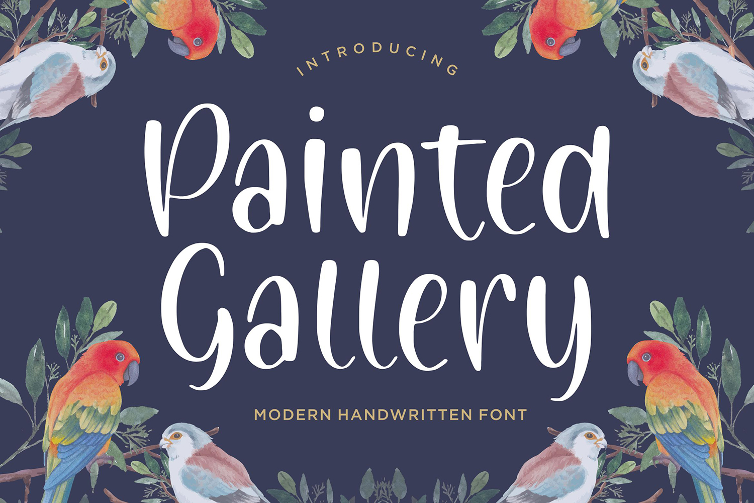 Painted Gallery Free Font